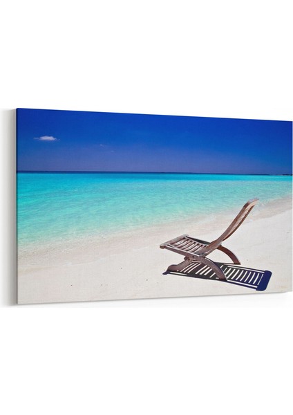 16409Y Kumsal / Sahil Görseli Yatay Kanvas Tablo