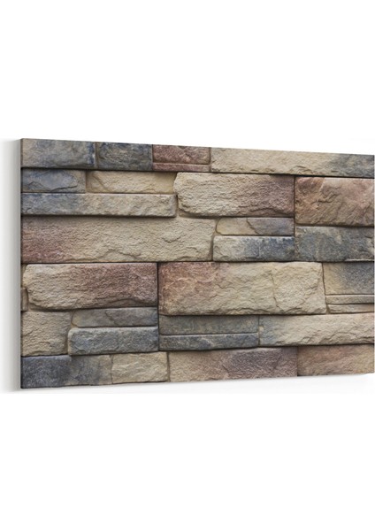 17460Y Taş / Tuğla Görseli Yatay Kanvas Tablo