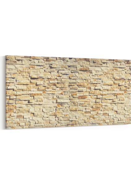 17426YD Taş / Tuğla Görseli Yatay Dar Kanvas Tablo
