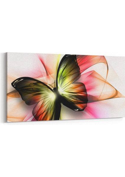 12669YD Hayvanlar Alemi Görseli Yatay Dar Kanvas Tablo