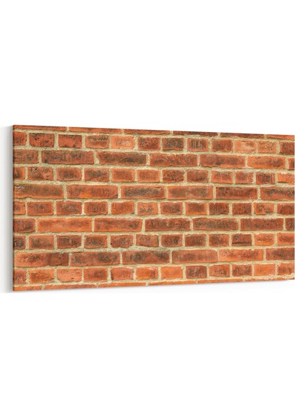 17486YD Taş / Tuğla Görseli Yatay Dar Kanvas Tablo