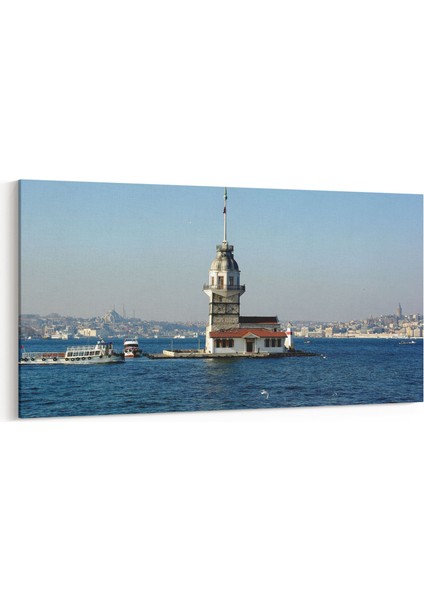 18615YD Yapı Görseli Yatay Dar Kanvas Tablo