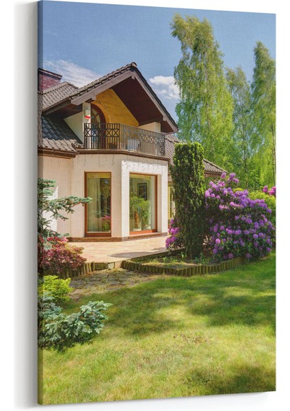 18548D Yapı Görseli Dikey Kanvas Tablo