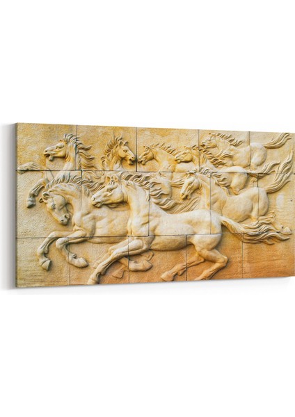 16295YD Heykel / Sanat Görseli Yatay Dar Kanvas Tablo