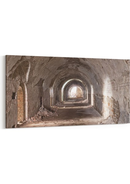 18594YD Yapı Görseli Yatay Dar Kanvas Tablo