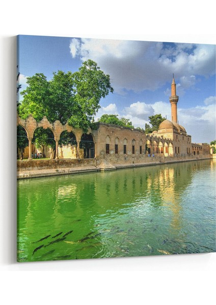 18668K4 Yapı Görseli Kare 4'lü Kanvas Tablo