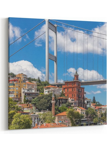 17920K4 Yapı Görseli Kare 4'lü Kanvas Tablo