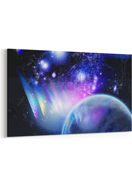 17648Y Uzay Görseli Yatay Kanvas Tablo