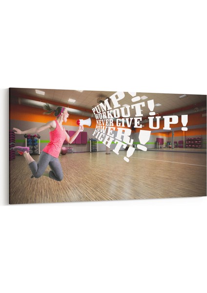 17142YD Spor Görseli Yatay Dar Kanvas Tablo