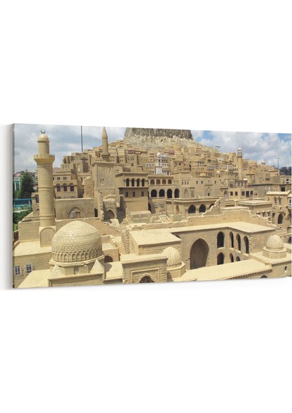 18486YD Yapı Görseli Yatay Dar Kanvas Tablo