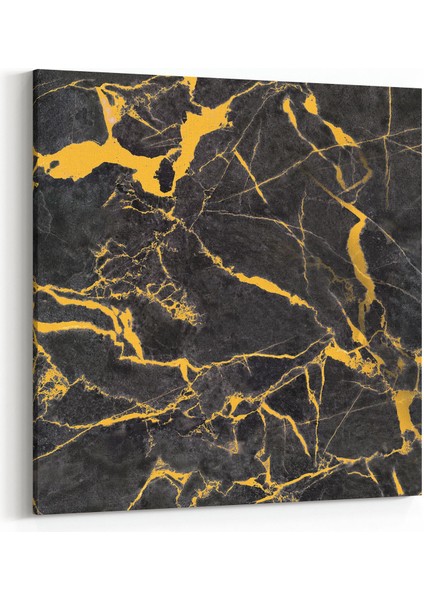 16685K Mermer Desen Görsel Kare Kanvas Tablo