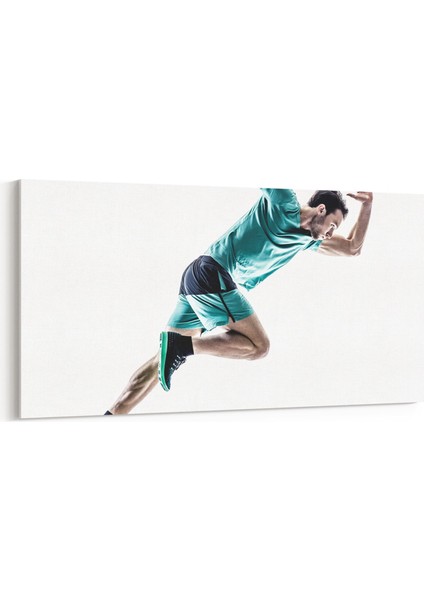 17159YD Spor Görseli Yatay Dar Kanvas Tablo