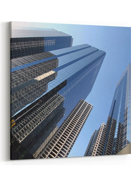 18409K Yapı Görseli Kare Kanvas Tablo