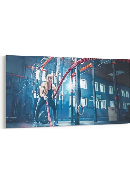 17112YD Spor Görseli Yatay Dar Kanvas Tablo