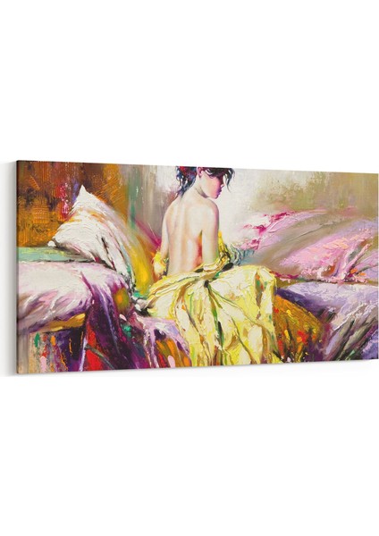 17810YD Yağlı Boya Görseli Yatay Dar Kanvas Tablo