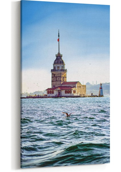 17922DD Yapı Görseli Dikey Dar Kanvas Tablo