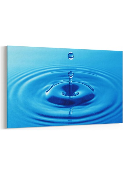 17297Y Su / Damla Görseli Yatay Kanvas Tablo