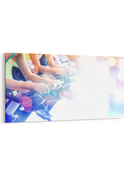 17189YD Spor Görseli Yatay Dar Kanvas Tablo