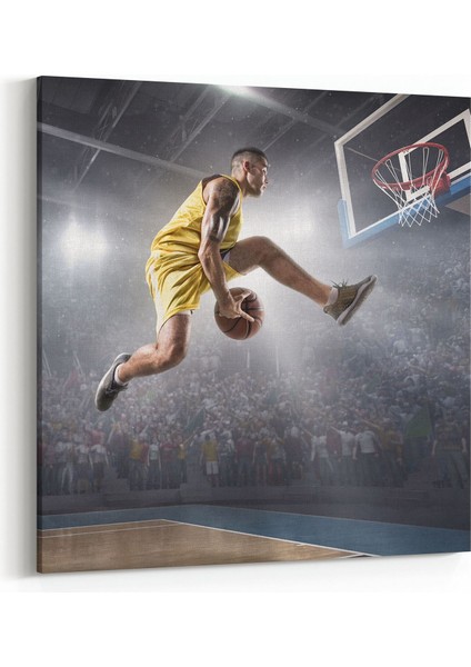 17192K Spor Görseli Kare Kanvas Tablo