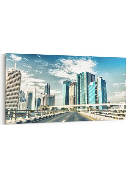18723YD Yapı Görseli Yatay Dar Kanvas Tablo