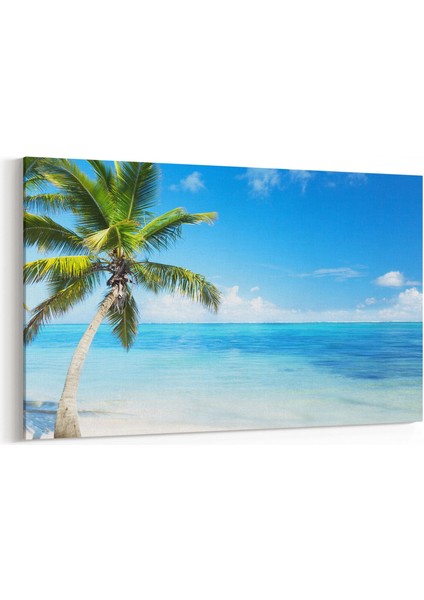 16629Y Kumsal / Sahil Görseli Yatay Kanvas Tablo
