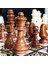 Sedefli Tavla Satranç, Ahşap Tavla Satranç, Ahşap Satranç, Ahşap Tavla 2 Oyun Bir Arada, Hediyelik Ürün 2