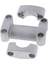 Gümüş Kolu Bar Dağı Kelepçeleri Yükseltici Adaptörü 7/8 Inç 22MM Dirt Bike Atv (Yurt Dışından) 1