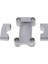 Gümüş Kolu Bar Dağı Kelepçeleri Yükseltici Adaptörü 7/8 Inç 22MM Dirt Bike Atv (Yurt Dışından) 2