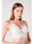 Desteksiz Süngerli Hortum Detaylı Bralet - Ekru - 90B 3