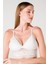 Desteksiz Süngerli Hortum Detaylı Bralet - Ekru - 90B 4