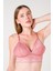 Desteksiz Süngerli Hortum Detaylı Bralet - Gül Kurusu - 90B 1