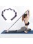 Yoga Çekme Kayışı Fitness Egzersiz Bale Germe Bant Döngü Purple_9 Döngüler 5