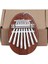 8 Ton Ahşap Kalimba - Kahverengi 1