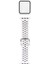 Silikon Yedek Kayış Watch Uyumluband + Koruyucu Kılıf Ekran Koruyucu ile Set Apple Watch Uyumlu Serisi 3 & 2 & 1 42MM (Yurt Dışından) 1