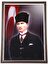 Atatürk Portresi Lüks Çerçeve 35X50 0858 1