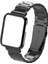 Xiaomi Mi Watch Lite Için Metal Kordonlu Saat / Redmi Saat Siyah (Yurt Dışından) 2