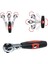 Izeltaş 1507067115 Mafsallı Cırcır T Kol 1/4'' (72 Diş) 115MM 3