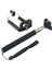 GP55P Tüm Sjcam Eken Gopro Aksiyon Kamera Monopod ve Tripodlarıyla Uyumlu 1/4 Inç Bağlantılı Telefon Tutuculu 110 cm 2 Parça Monopod Seti 5
