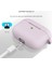 Apple Airpods 3 Için Karabinalı Silikon Koruyucu Kulaklık Kılıfı - Mor (Yurt Dışından) 4
