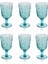 Akrilik Aquamarin 6 Lı Ayaklı Bardak 1