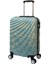 Wexta WX-300 Baskılı Mint Yeşili Kabin Boy Valiz 1
