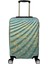 Wexta WX-300 Baskılı Mint Yeşili Kabin Boy Valiz 2