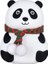 USB Şarj Panda Başucu Silikon Gece Lambası Beyaz (Yurt Dışından) 4