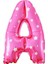 16 Inç Pembe Harf Balon A 1