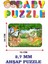 Sevimli Dinazorlar Dev Parçalı Eğlenceli Puzzle 50X70 cm Puzzle 2