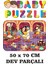 Aşçı Hayvanlar Mutfakta Dev Parçalı Eğlenceli Puzzle 50X70 cm Puzzle 1