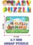 Tren Yolculuğu Dev Parçalı Eğlenceli Puzzle 50X70 cm Puzzle 2