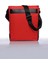 Unisex 11" Dikey Postacı Çapraz Askılı Omuz Çantası - Kırmızı 3