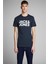 Jack & Jones Erkek Lacivert Spor T-Shirt-12151955 1