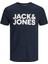 Jack & Jones Erkek Lacivert Spor T-Shirt-12151955 3